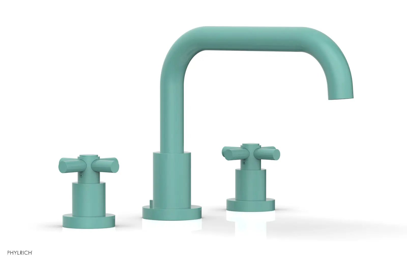 Phylrich BASIC Deck Tub Set - Tubular Cross Handles by Phylrich