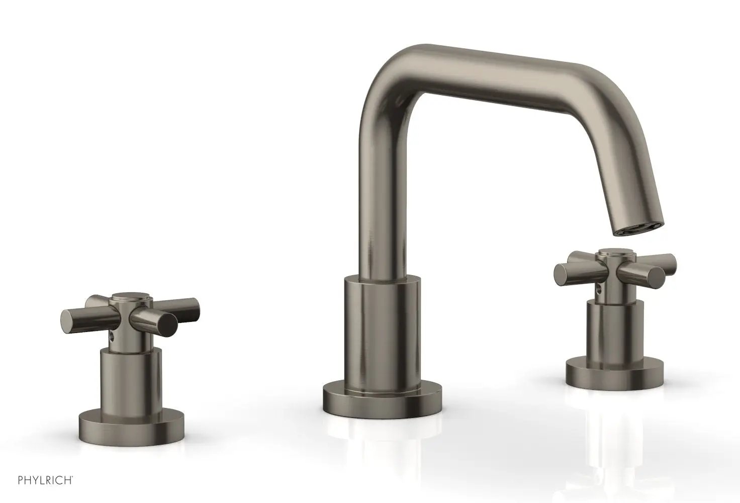 Phylrich BASIC Deck Tub Set - Tubular Cross Handles by Phylrich