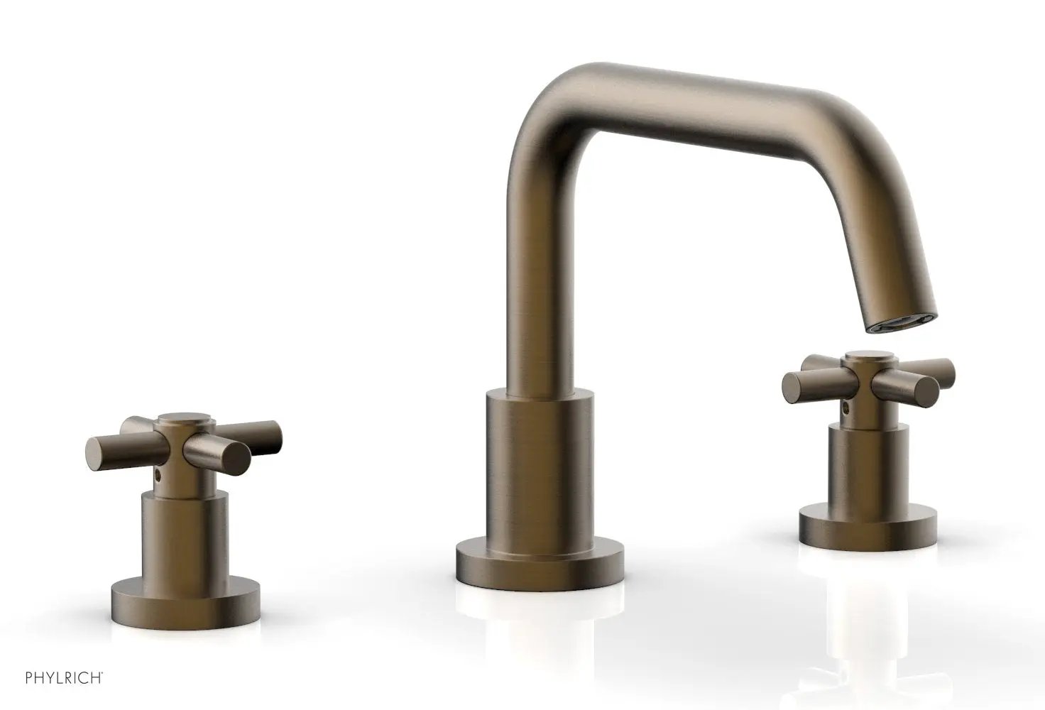 Phylrich BASIC Deck Tub Set - Tubular Cross Handles by Phylrich