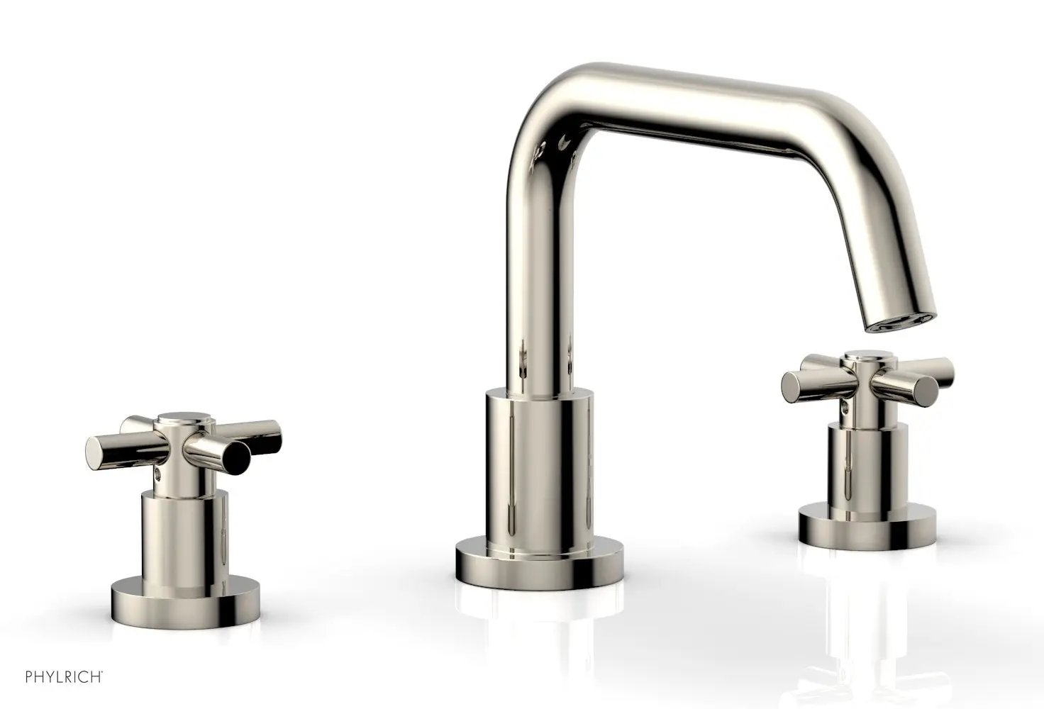 Phylrich BASIC Deck Tub Set - Tubular Cross Handles by Phylrich