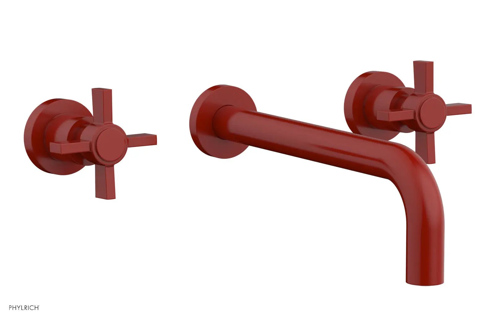 Phylrich BASIC Wall Tub Set 10" Spout - Blade Cross Handles by Phylrich