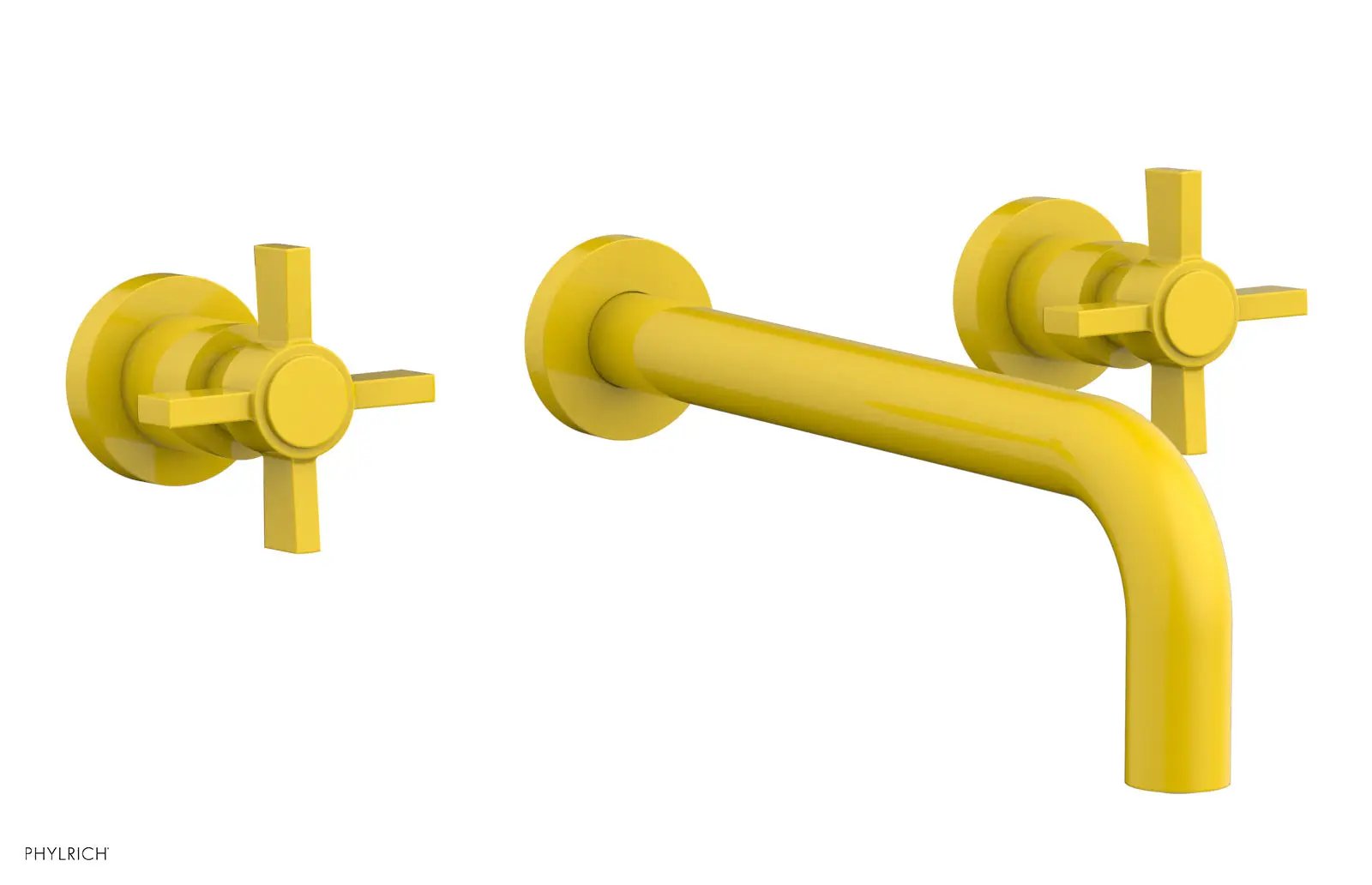 Phylrich BASIC Wall Tub Set 10" Spout - Blade Cross Handles by Phylrich