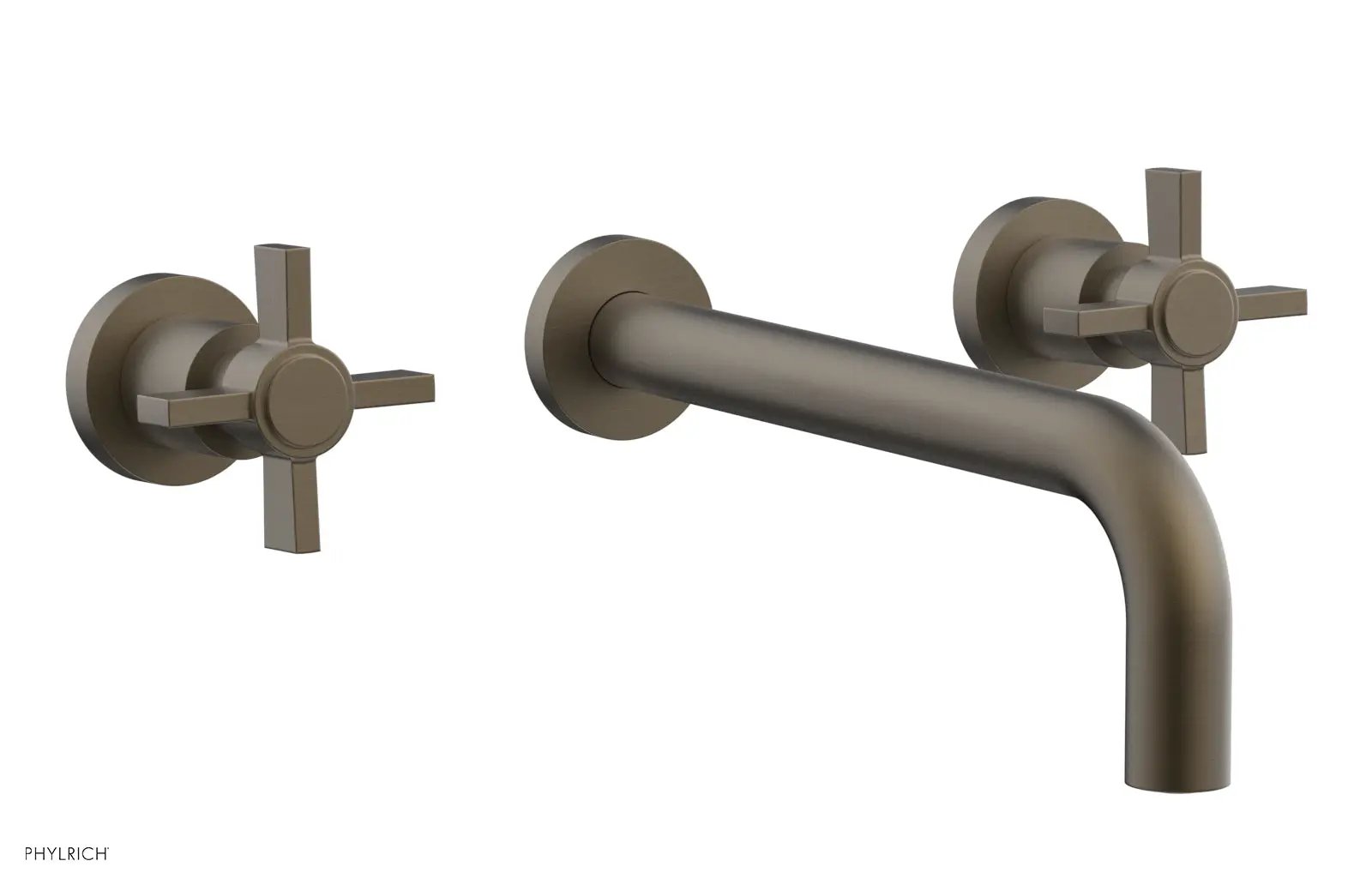 Phylrich BASIC Wall Tub Set 10" Spout - Blade Cross Handles by Phylrich