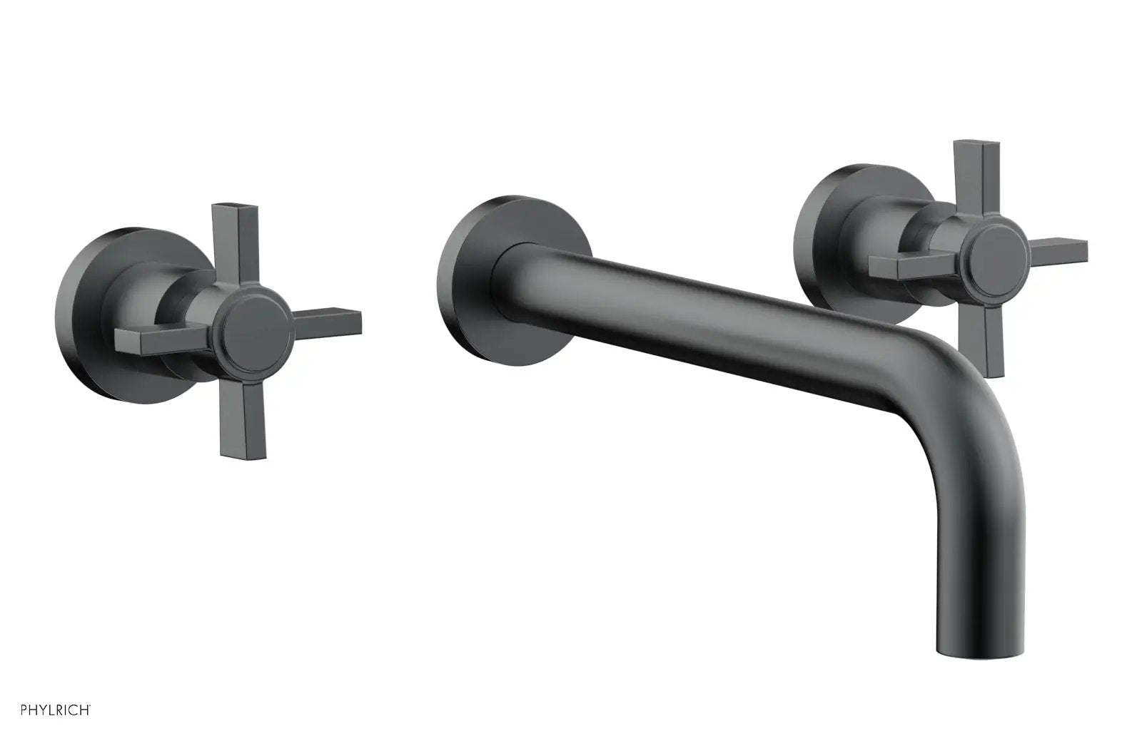 Phylrich BASIC Wall Tub Set 10" Spout - Blade Cross Handles by Phylrich