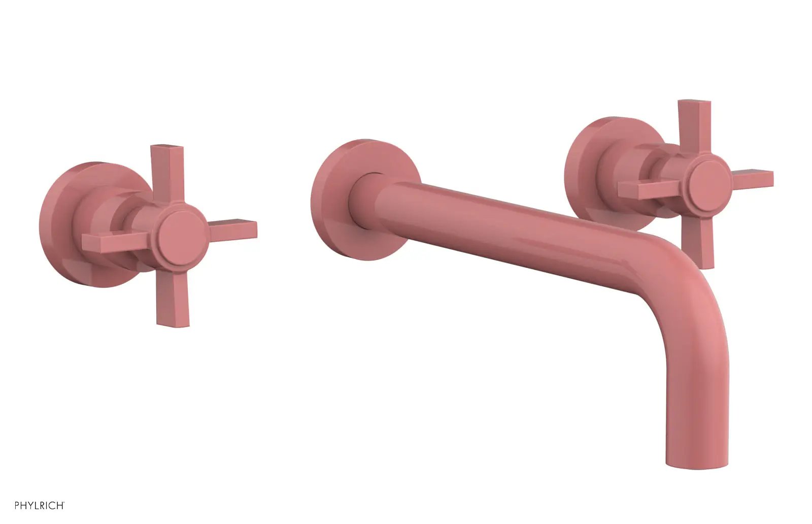 Phylrich BASIC Wall Tub Set 10" Spout - Blade Cross Handles by Phylrich
