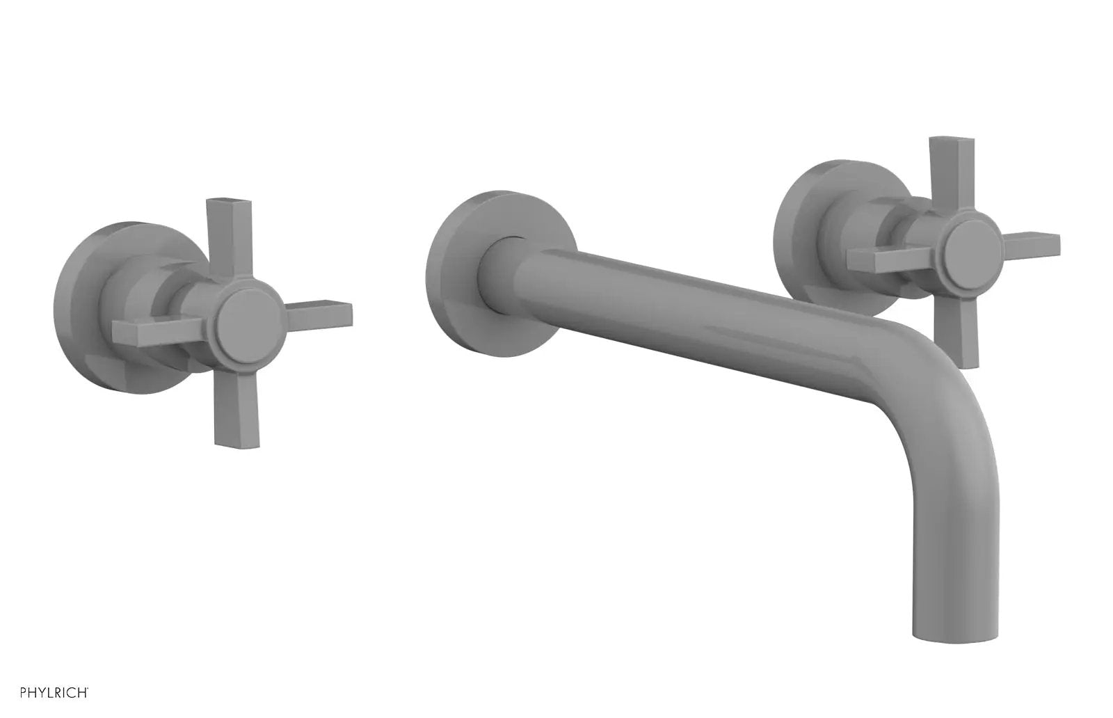 Phylrich BASIC Wall Tub Set 10" Spout - Blade Cross Handles by Phylrich