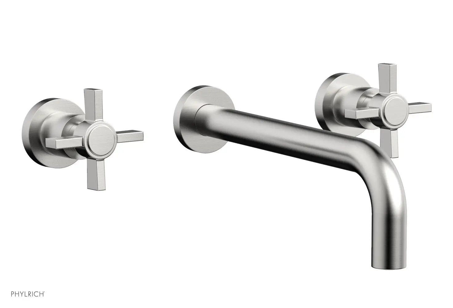 Phylrich BASIC Wall Tub Set 10" Spout - Blade Cross Handles by Phylrich