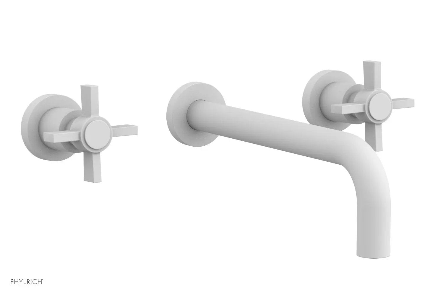 Phylrich BASIC Wall Tub Set 10" Spout - Blade Cross Handles by Phylrich