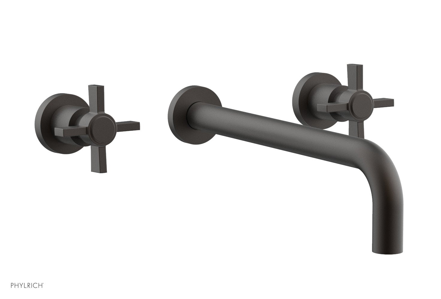 Phylrich BASIC Wall Tub Set 12" Spout - Blade Cross Handles by Phylrich