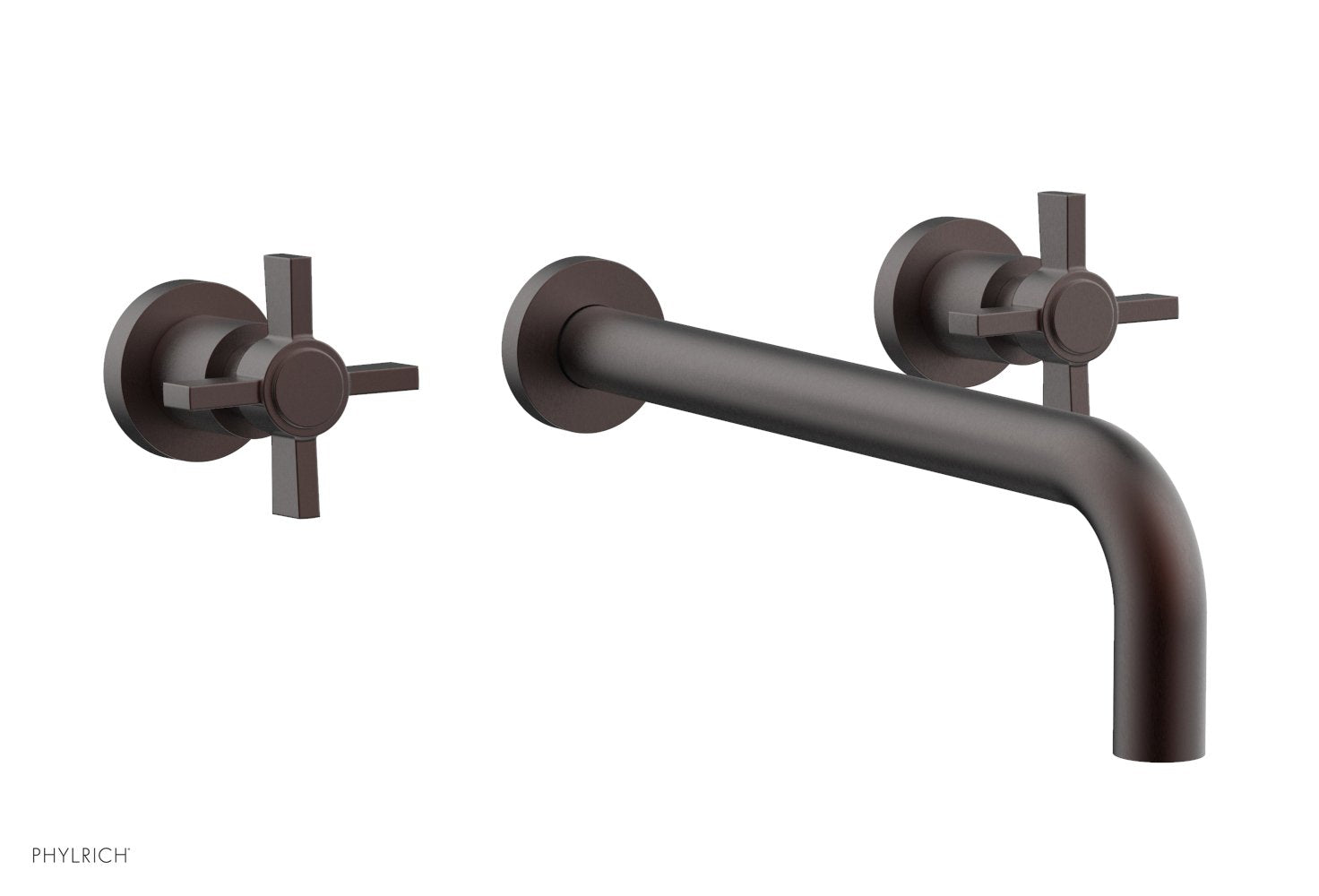Phylrich BASIC Wall Tub Set 12" Spout - Blade Cross Handles by Phylrich