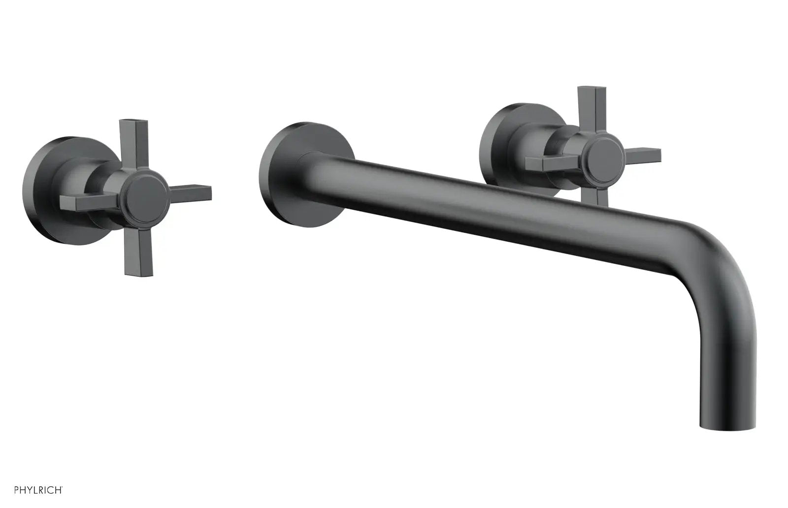 Phylrich BASIC Wall Tub Set 14" Spout - Blade Cross Handles by Phylrich
