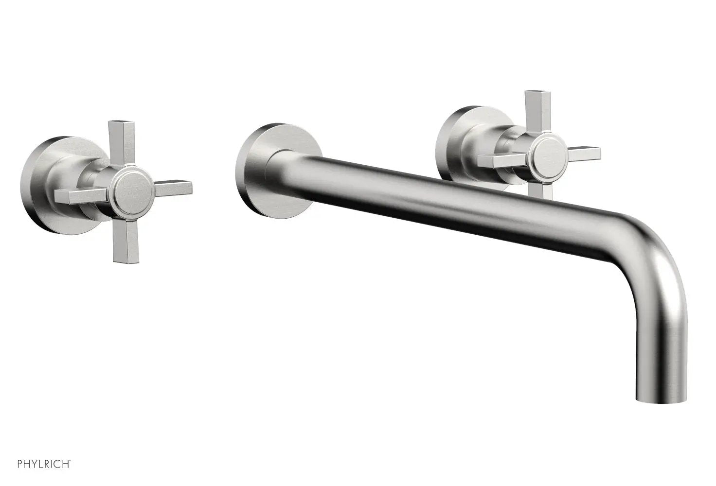 Phylrich BASIC Wall Tub Set 14" Spout - Blade Cross Handles by Phylrich