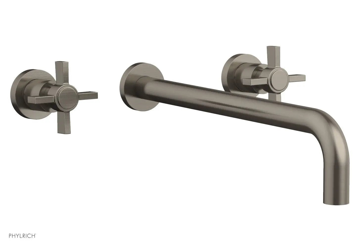 Phylrich BASIC Wall Tub Set 14" Spout - Blade Cross Handles by Phylrich