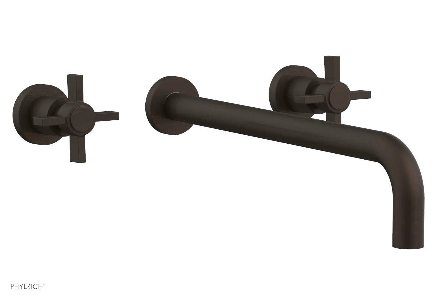 Phylrich BASIC Wall Tub Set 14" Spout - Blade Cross Handles by Phylrich