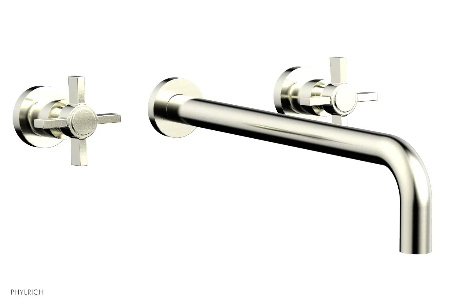Phylrich BASIC Wall Tub Set 14" Spout - Blade Cross Handles by Phylrich