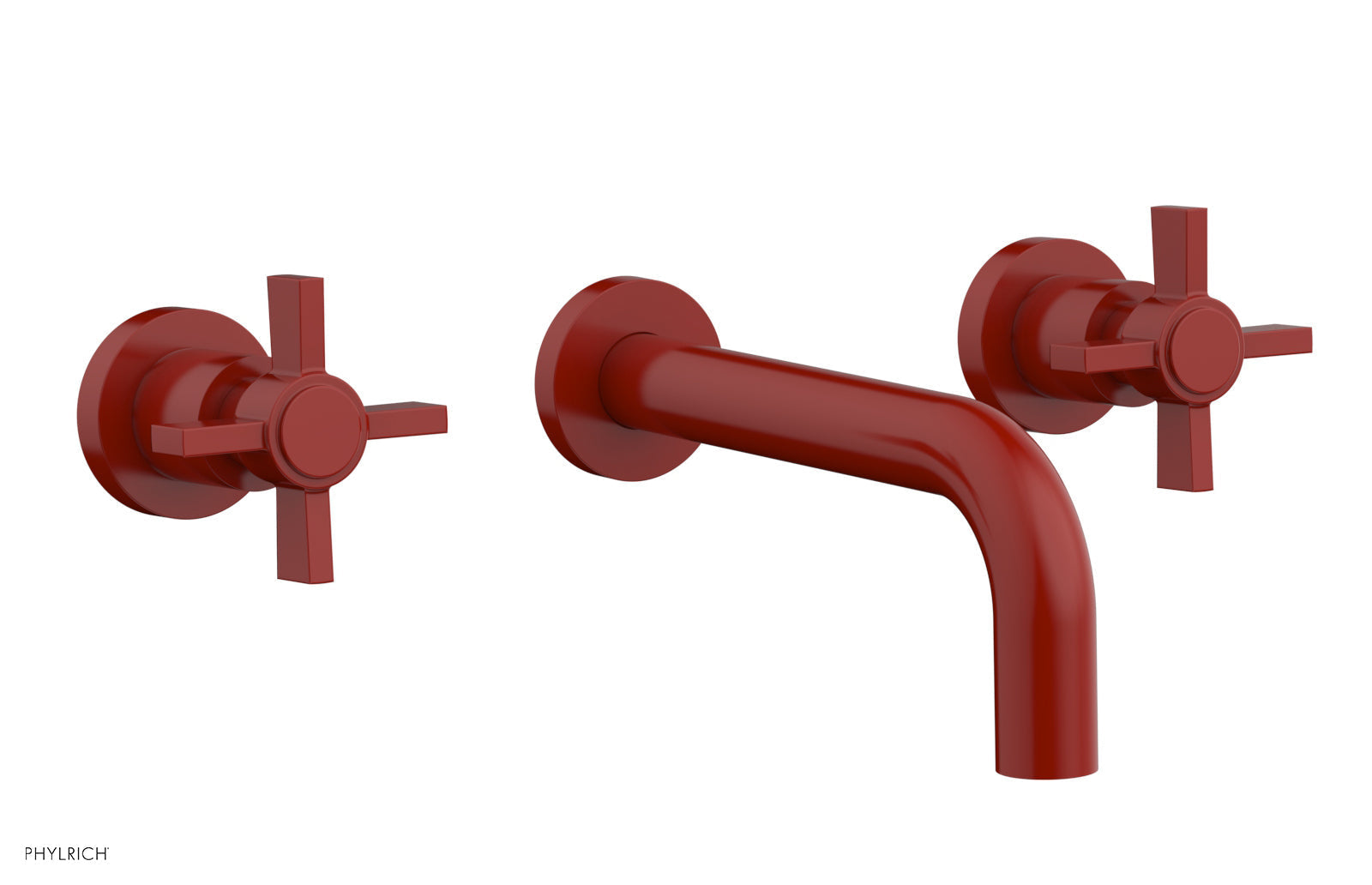 Phylrich BASIC Wall Tub Set - Blade Cross Handles