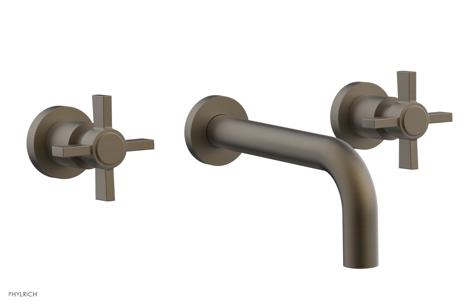 Phylrich BASIC Wall Tub Set - Blade Cross Handles