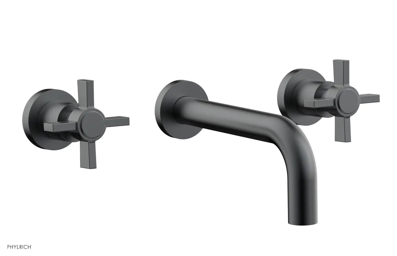 Phylrich BASIC Wall Tub Set - Blade Cross Handles by Phylrich
