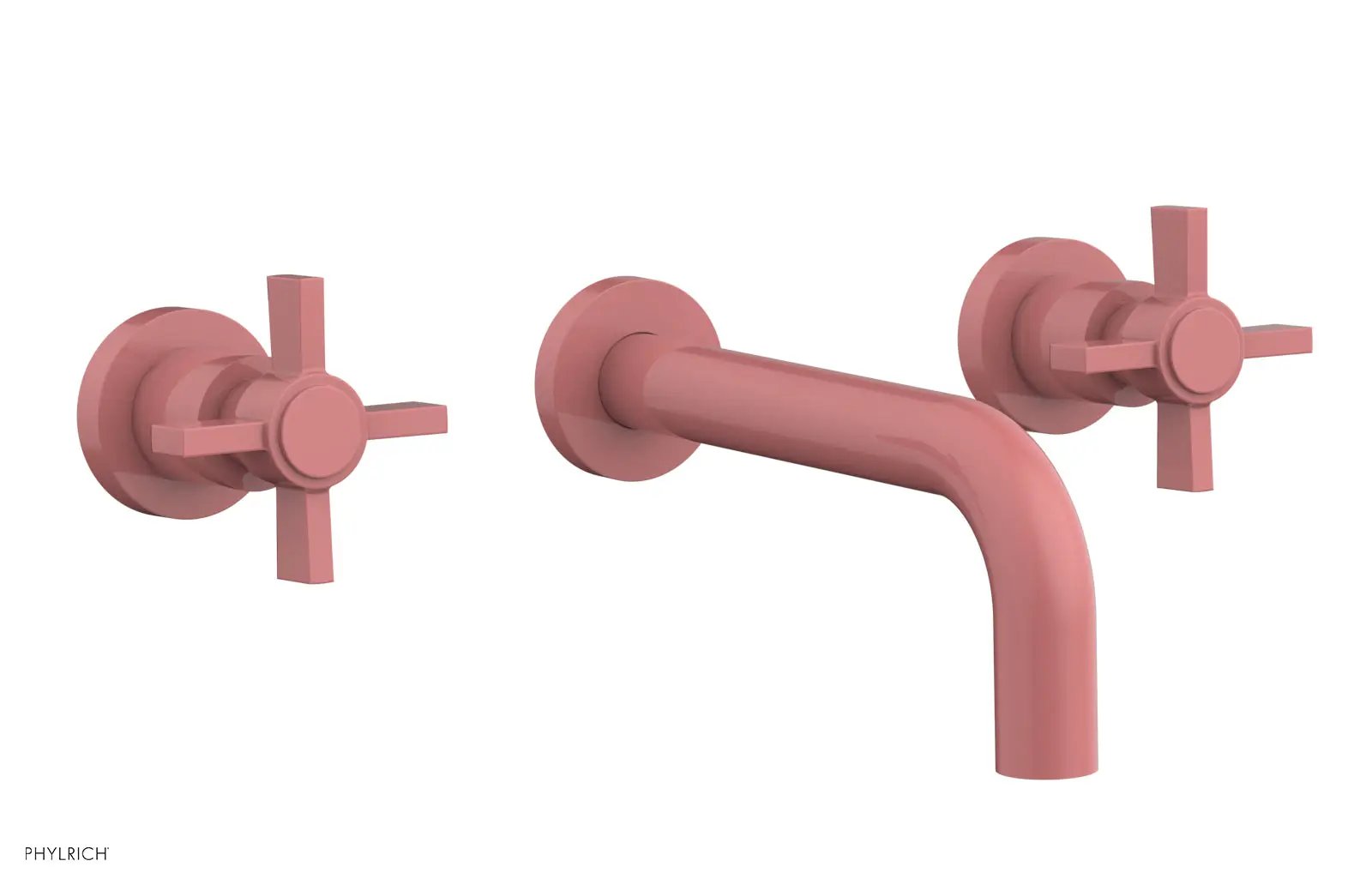 Phylrich BASIC Wall Tub Set - Blade Cross Handles by Phylrich