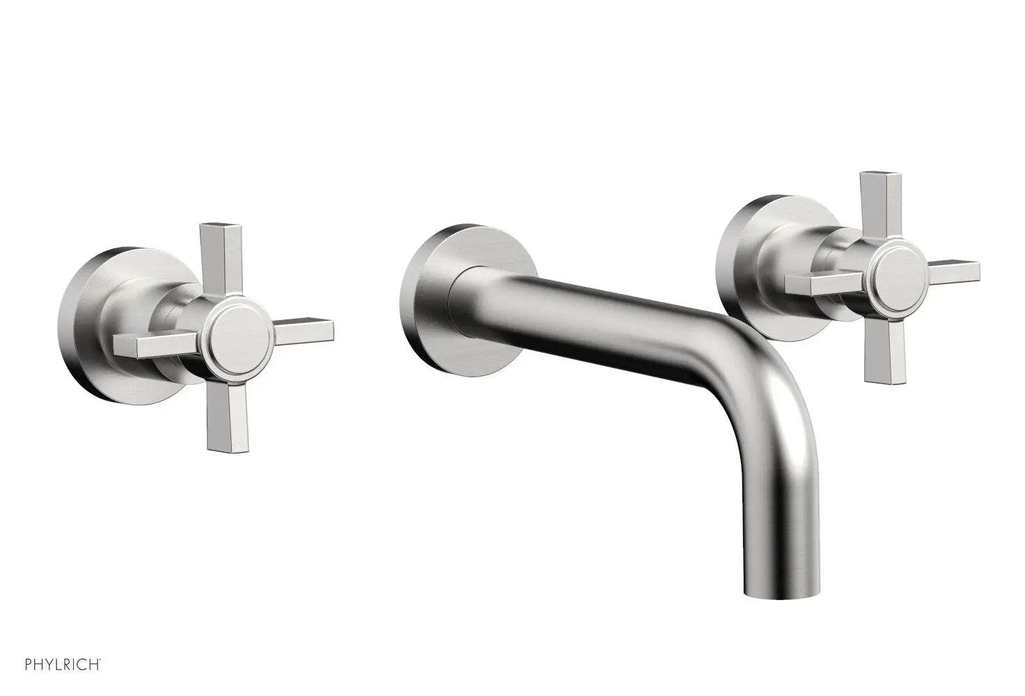 Phylrich BASIC Wall Tub Set - Blade Cross Handles by Phylrich