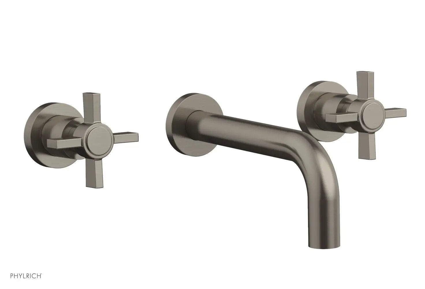 Phylrich BASIC Wall Tub Set - Blade Cross Handles by Phylrich