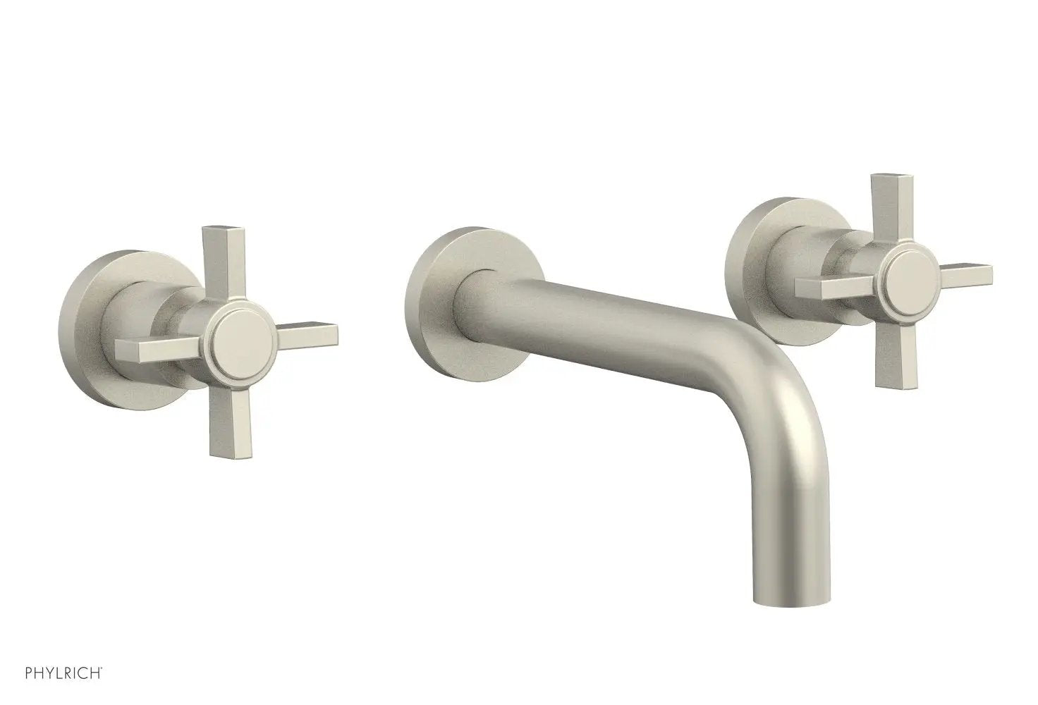 Phylrich BASIC Wall Tub Set - Blade Cross Handles by Phylrich