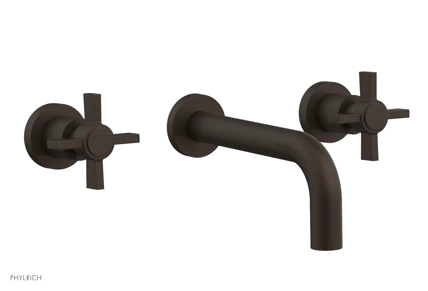 Phylrich BASIC Wall Tub Set - Blade Cross Handles by Phylrich