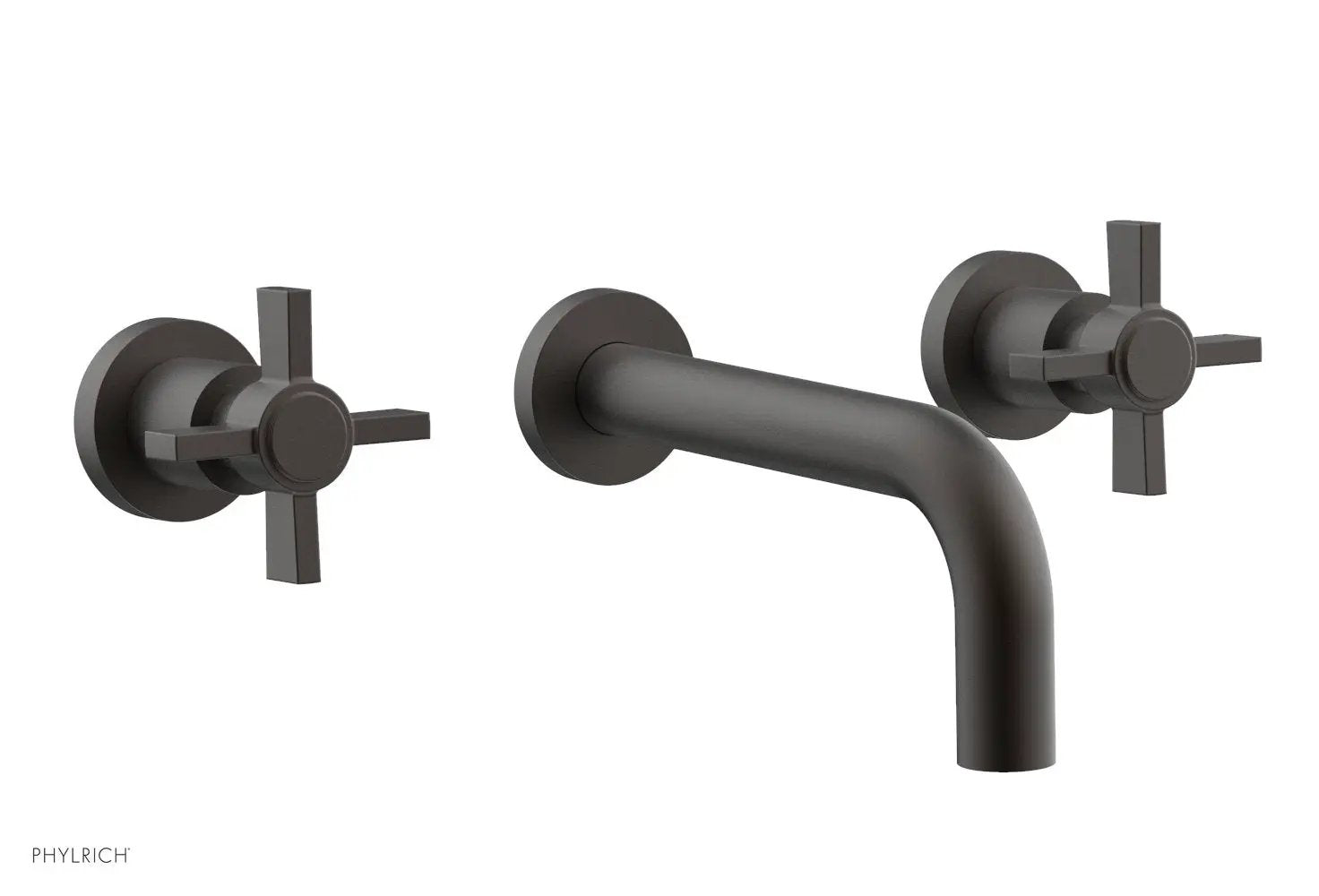 Phylrich BASIC Wall Tub Set - Blade Cross Handles by Phylrich