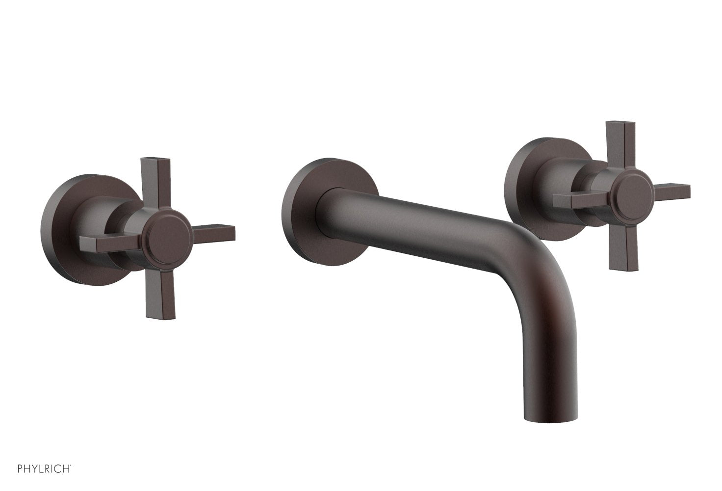 Phylrich BASIC Wall Tub Set - Blade Cross Handles