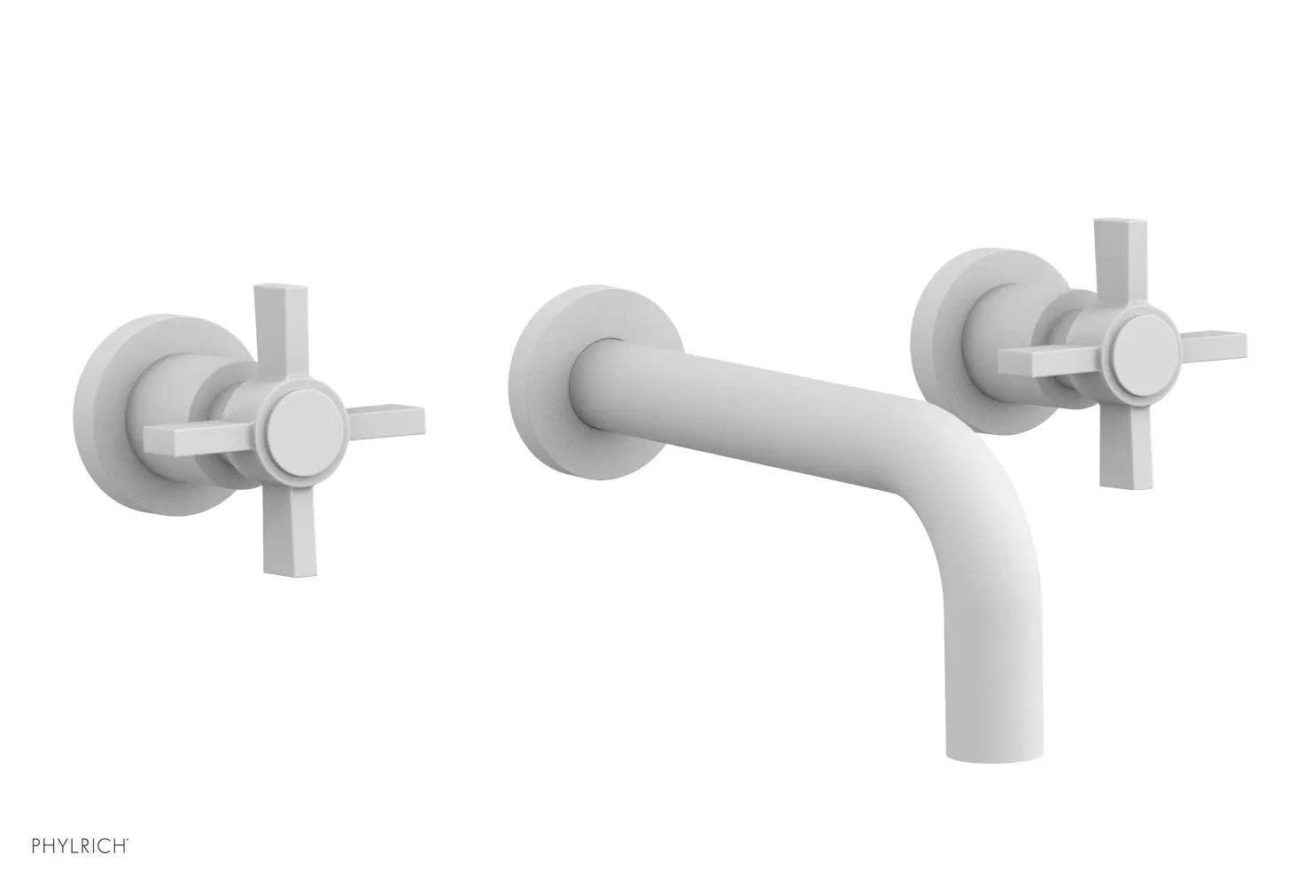 Phylrich BASIC Wall Tub Set - Blade Cross Handles by Phylrich