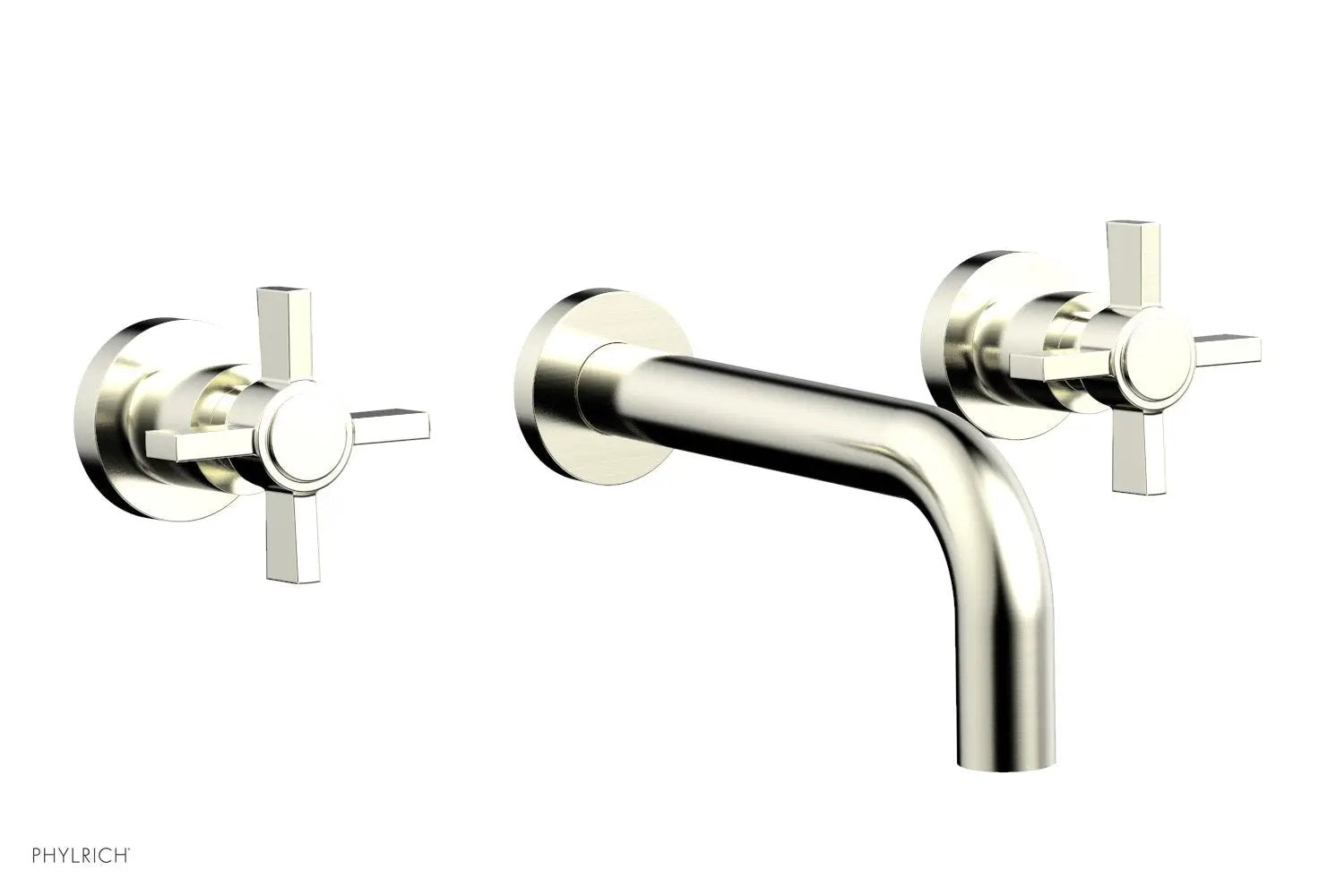 Phylrich BASIC Wall Tub Set - Blade Cross Handles by Phylrich