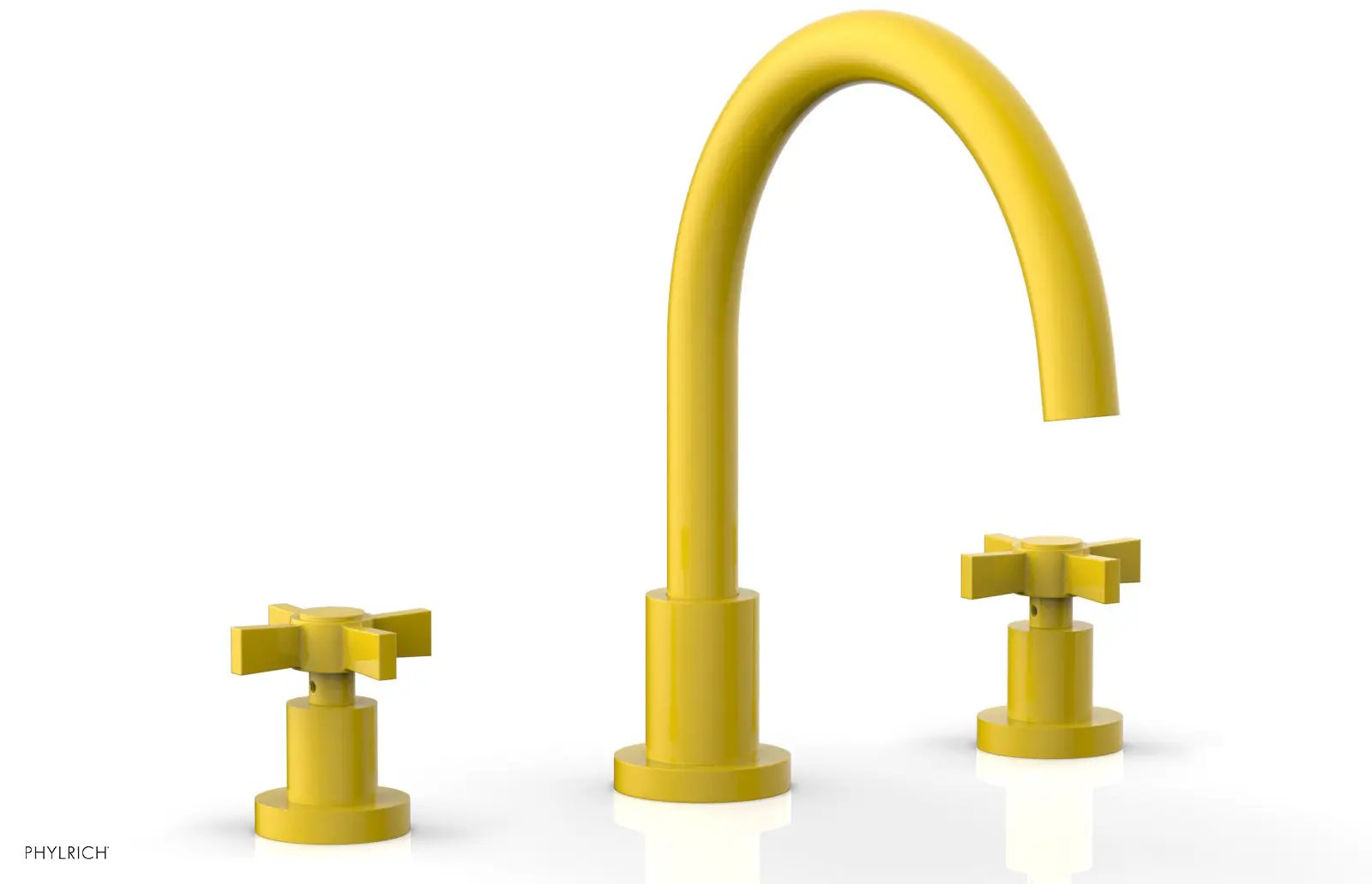 Phylrich BASIC Deck Tub Set - Blade Cross Handles by Phylrich