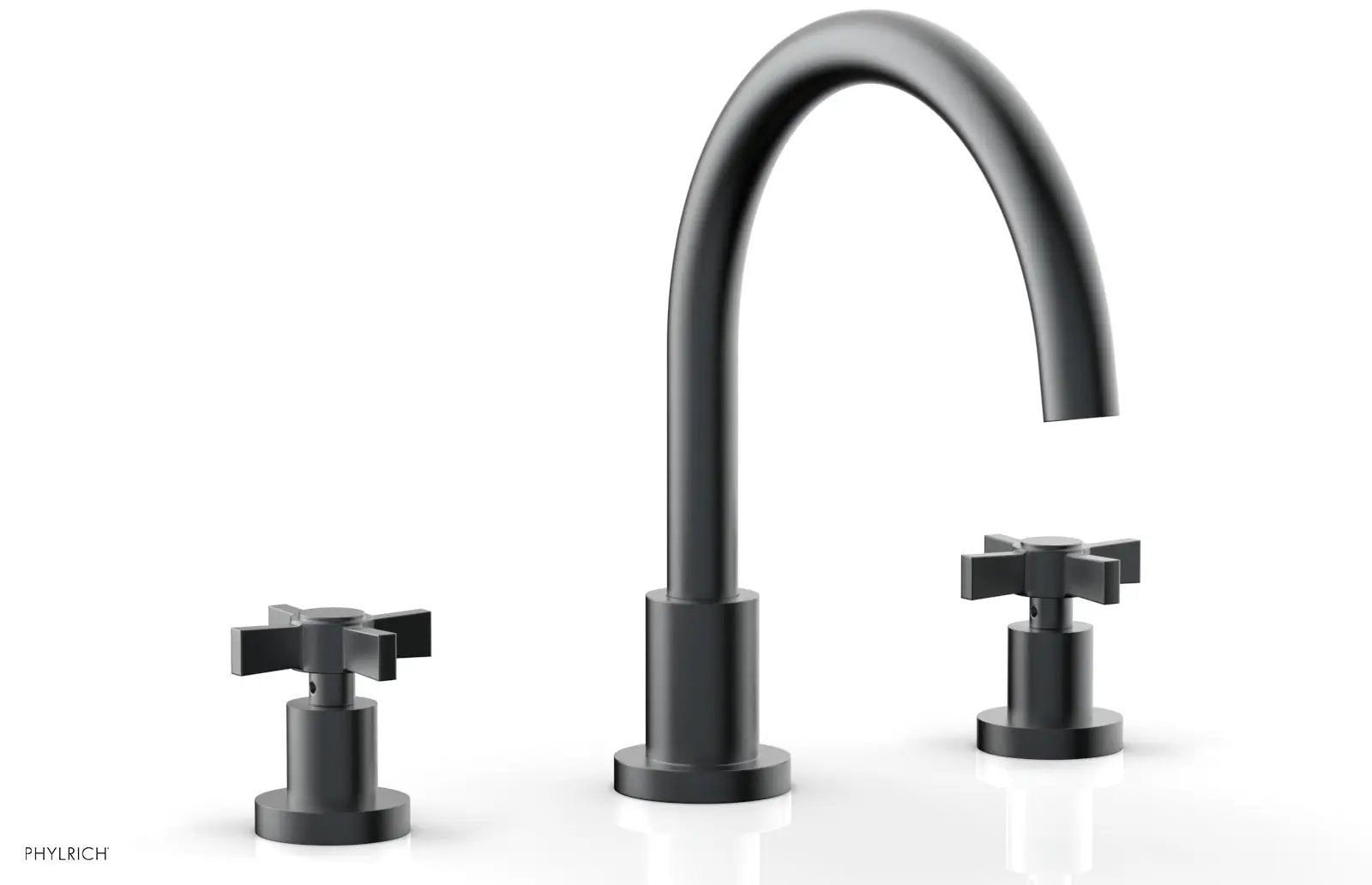 Phylrich BASIC Deck Tub Set - Blade Cross Handles by Phylrich
