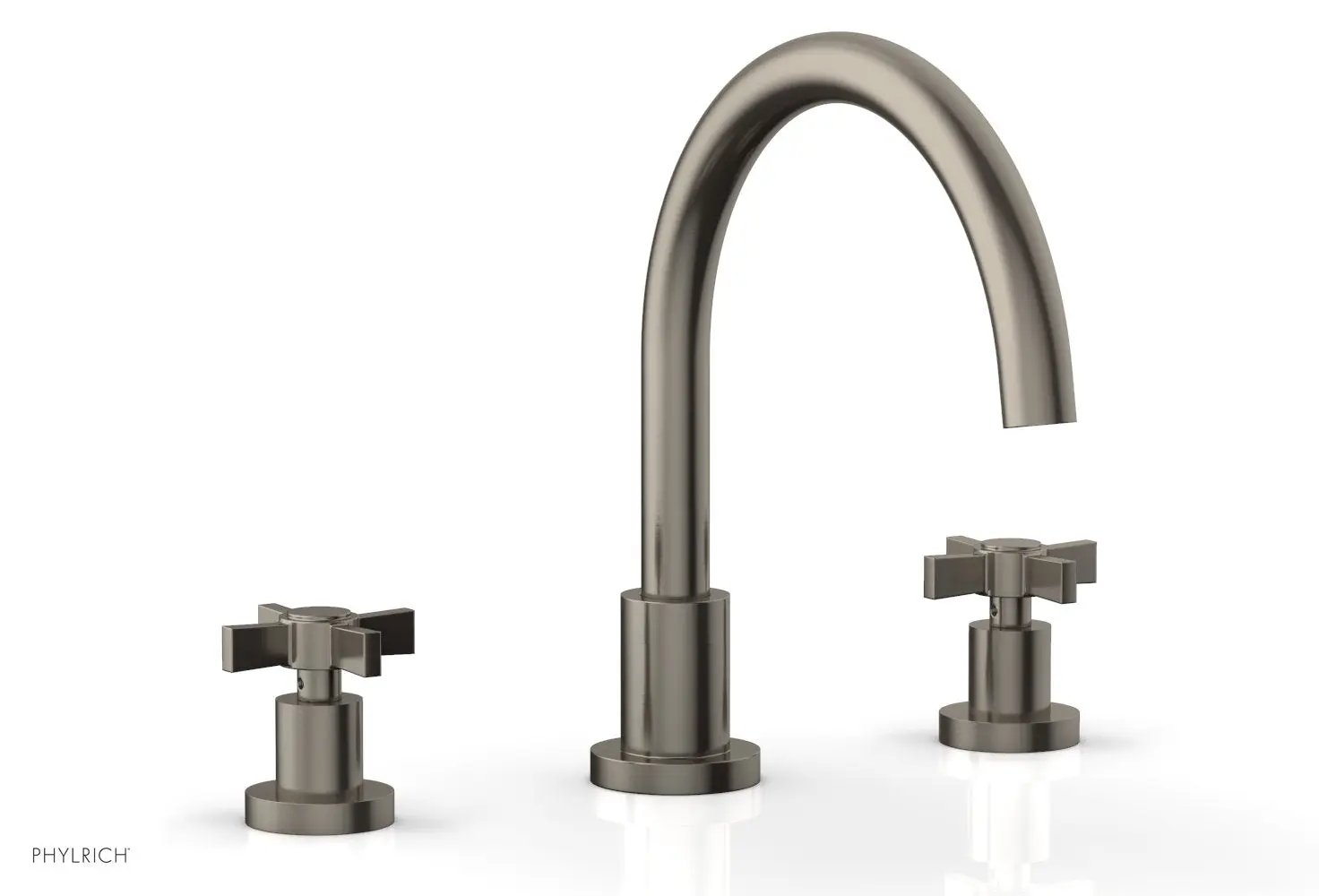 Phylrich BASIC Deck Tub Set - Blade Cross Handles by Phylrich