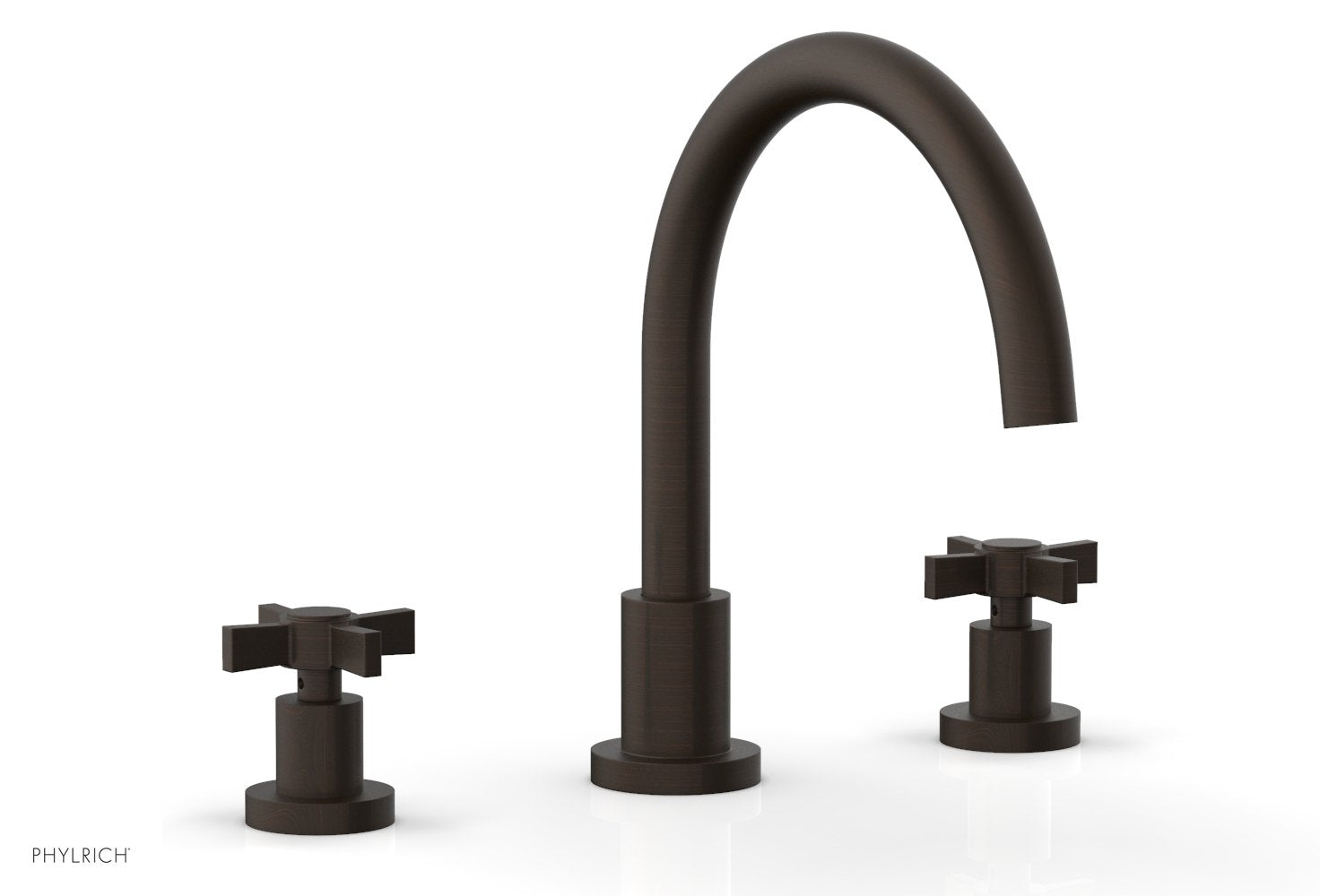 Phylrich BASIC Deck Tub Set - Blade Cross Handles by Phylrich