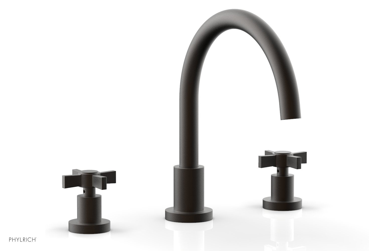 Phylrich BASIC Deck Tub Set - Blade Cross Handles by Phylrich