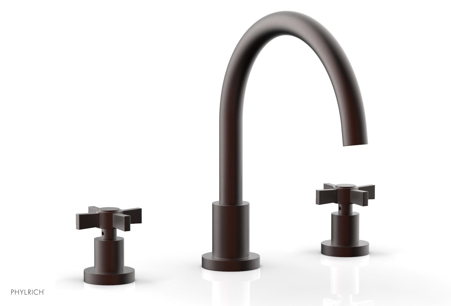 Phylrich BASIC Deck Tub Set - Blade Cross Handles by Phylrich