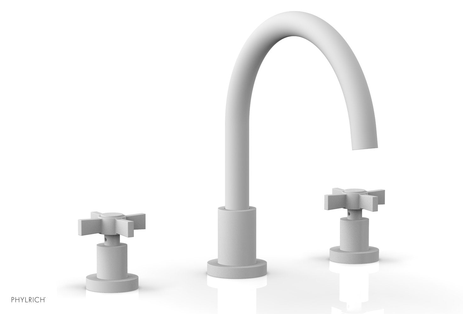 Phylrich BASIC Deck Tub Set - Blade Cross Handles by Phylrich