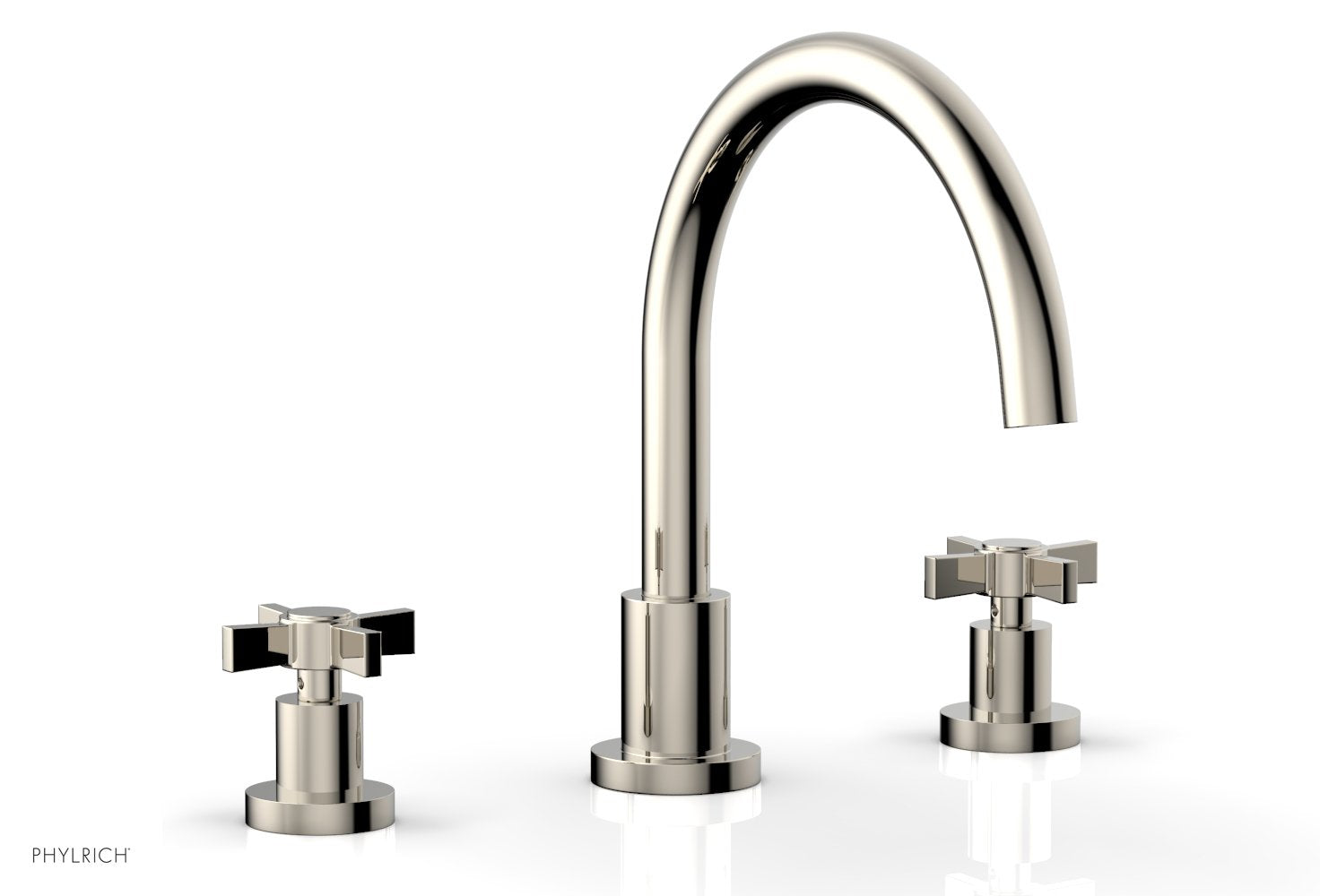 Phylrich BASIC Deck Tub Set - Blade Cross Handles by Phylrich