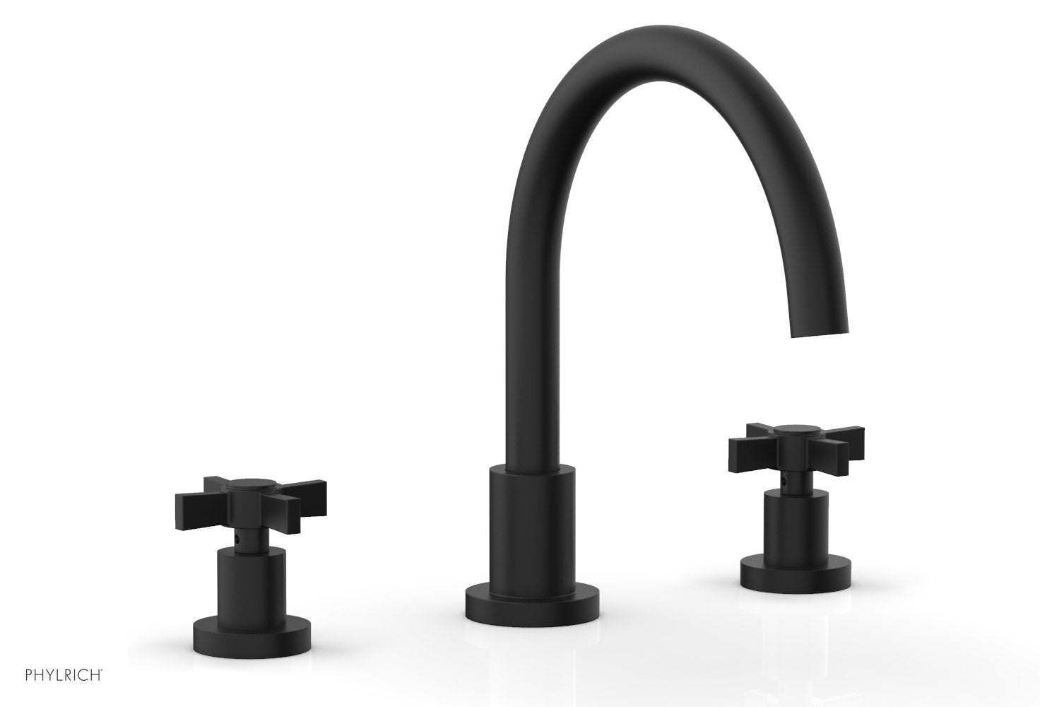 Phylrich BASIC Deck Tub Set - Blade Cross Handles by Phylrich