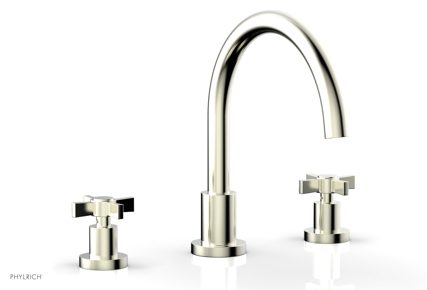 Phylrich BASIC Deck Tub Set - Blade Cross Handles by Phylrich