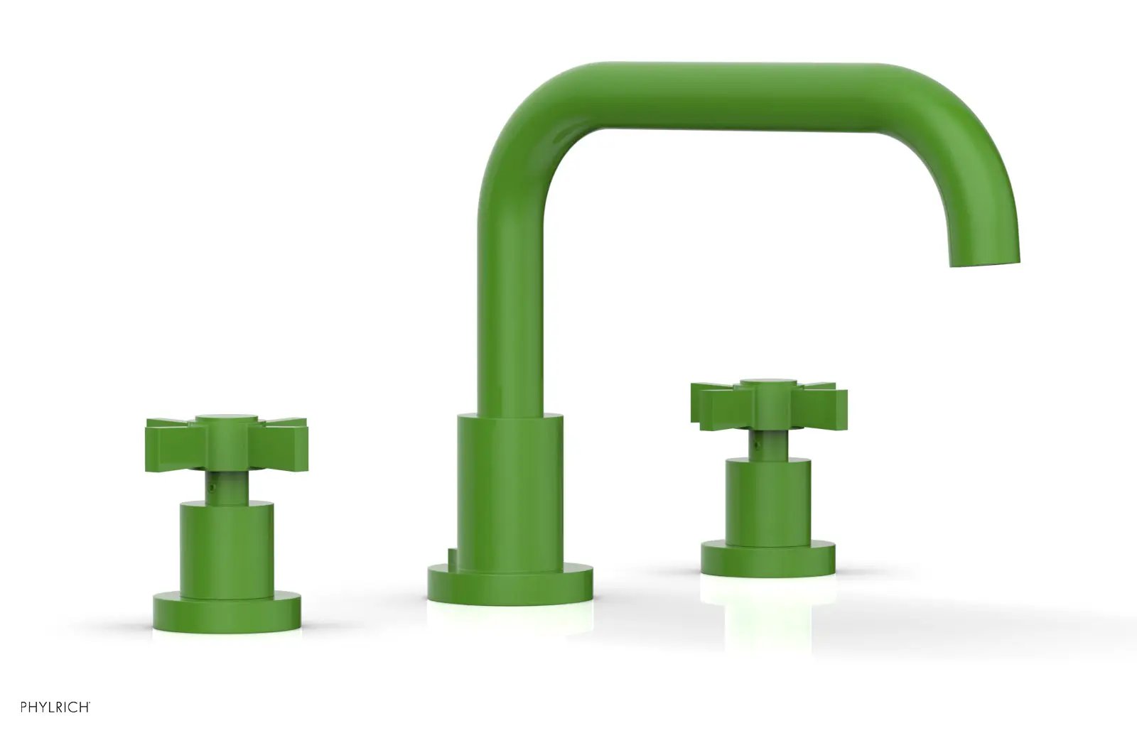 Phylrich BASIC Deck Tub Set - Blade Cross Handles by Phylrich