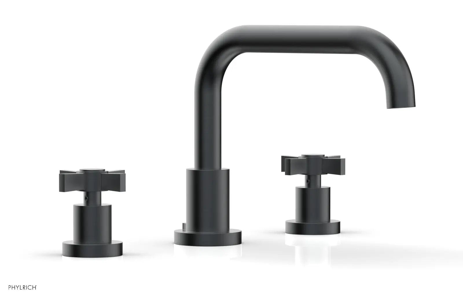 Phylrich BASIC Deck Tub Set - Blade Cross Handles by Phylrich