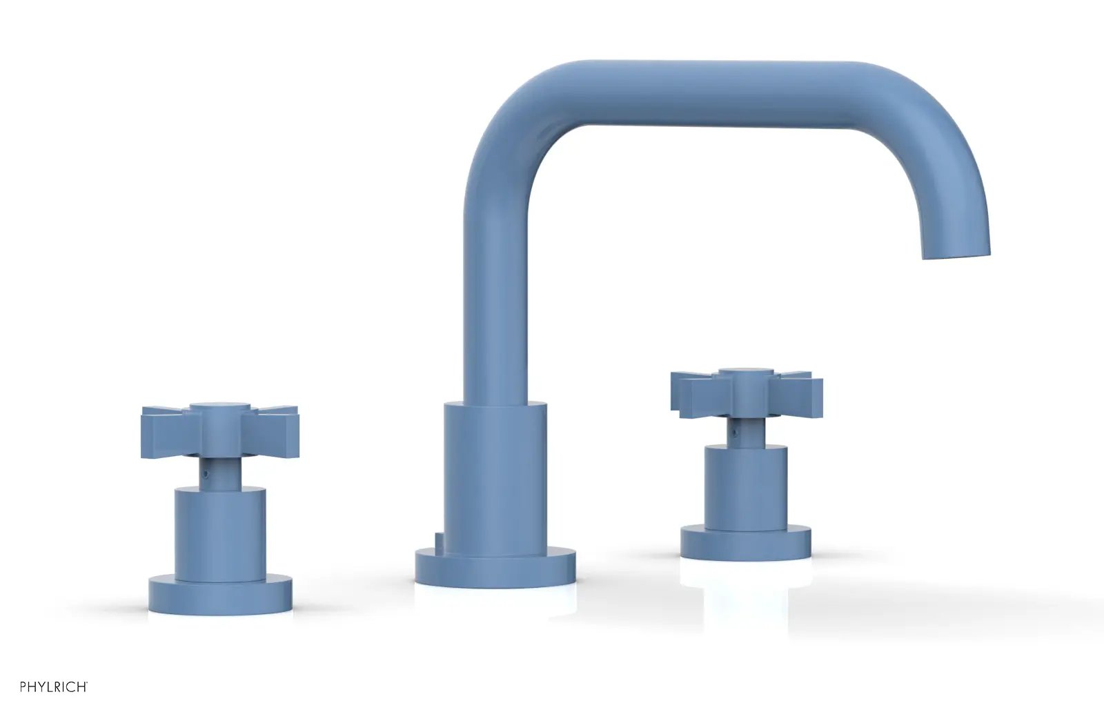 Phylrich BASIC Deck Tub Set - Blade Cross Handles by Phylrich