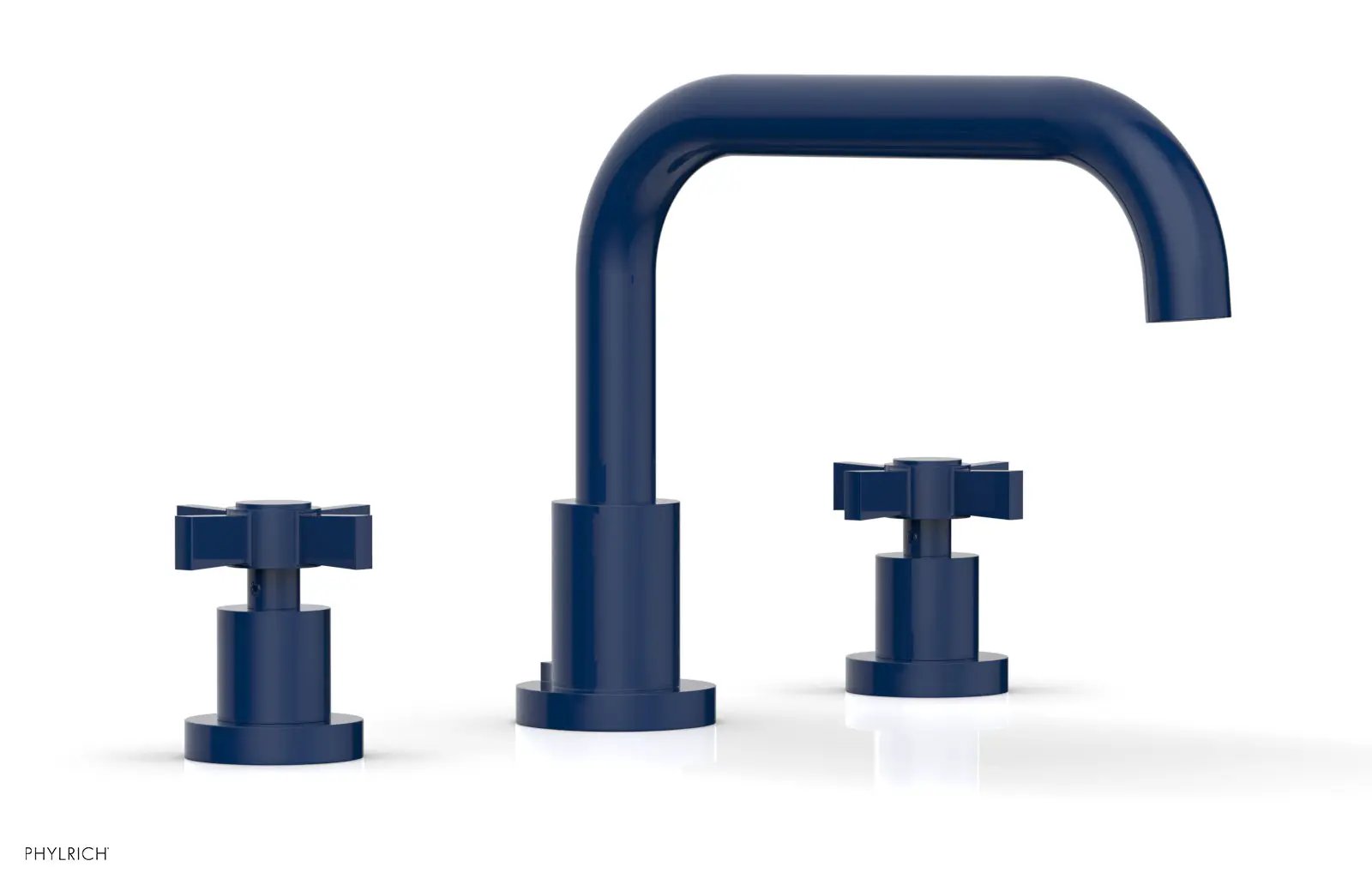 Phylrich BASIC Deck Tub Set - Blade Cross Handles by Phylrich