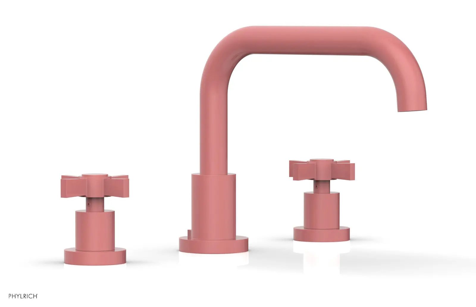 Phylrich BASIC Deck Tub Set - Blade Cross Handles by Phylrich