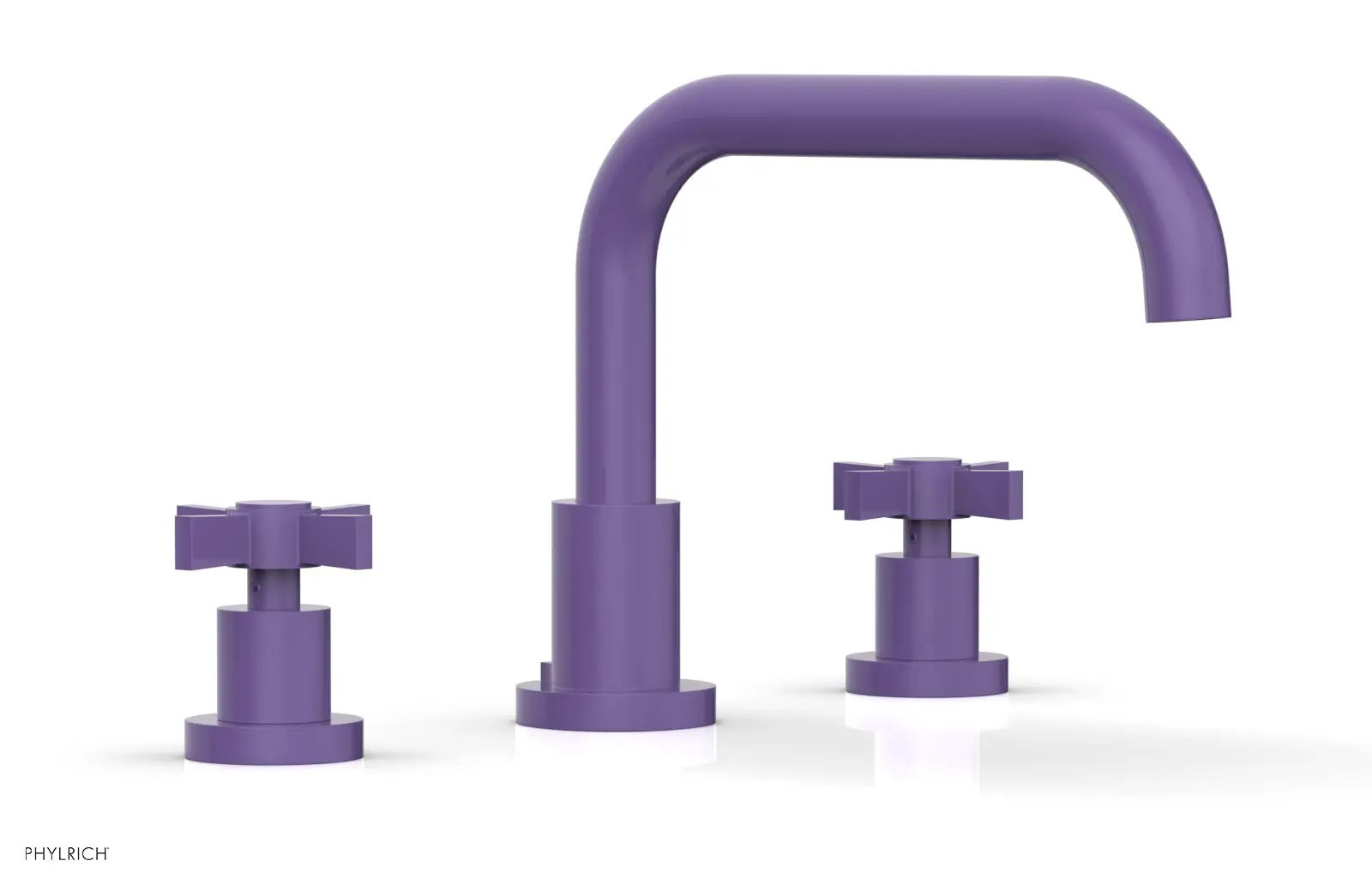 Phylrich BASIC Deck Tub Set - Blade Cross Handles by Phylrich