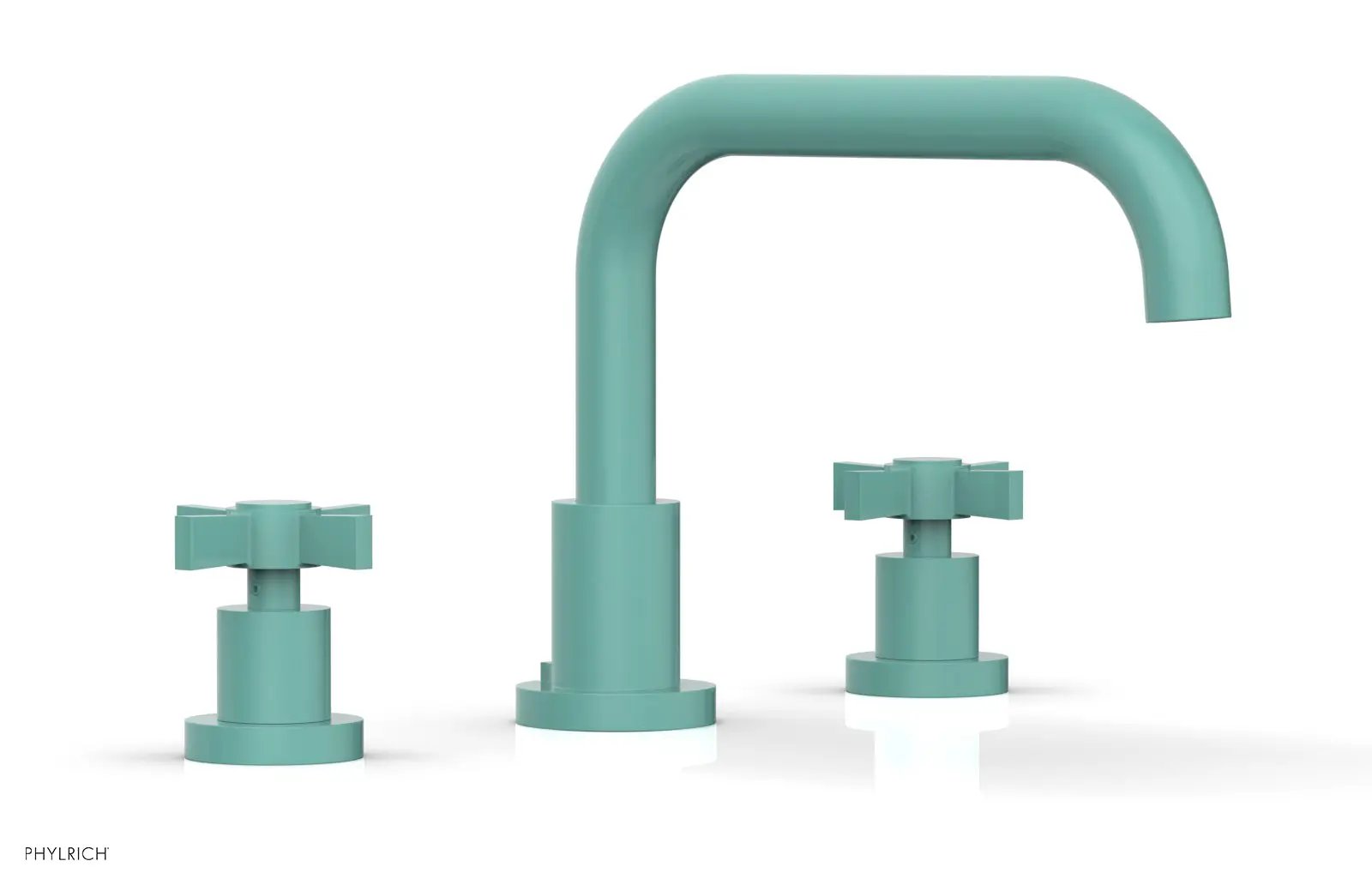 Phylrich BASIC Deck Tub Set - Blade Cross Handles by Phylrich