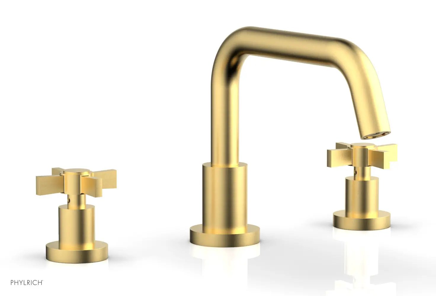 Phylrich BASIC Deck Tub Set - Blade Cross Handles by Phylrich
