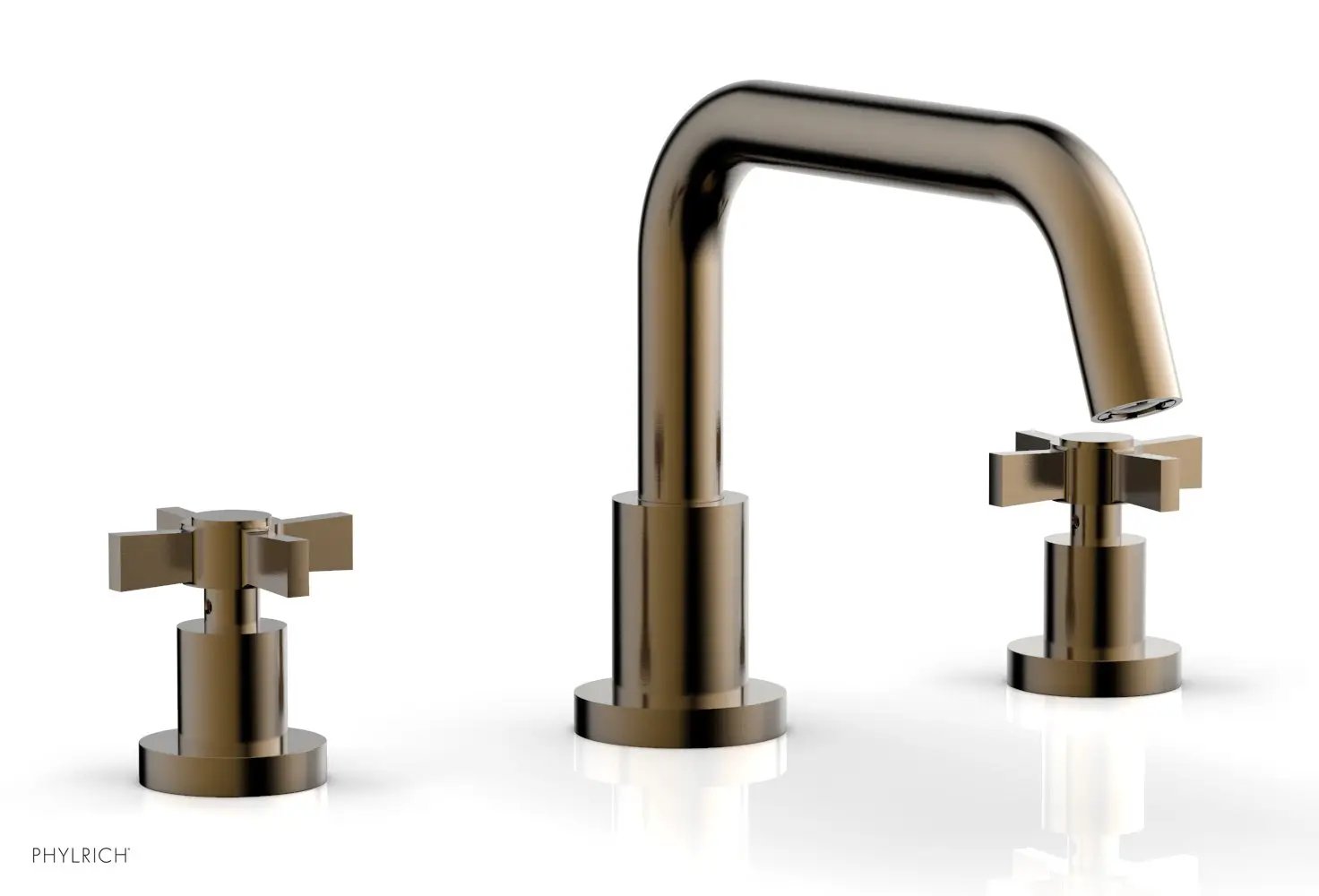 Phylrich BASIC Deck Tub Set - Blade Cross Handles by Phylrich